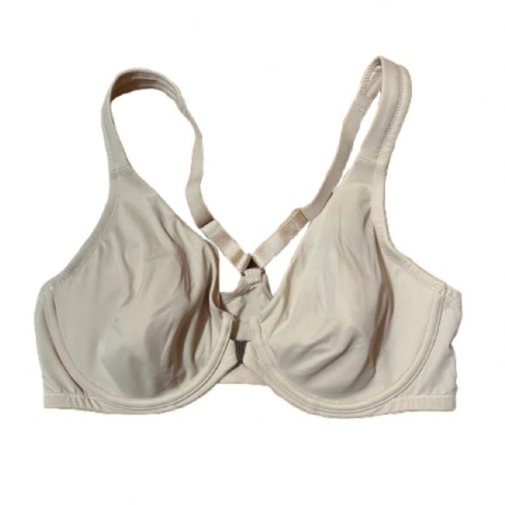 NWT Delimira Racerback Women's Beige Front Close Bra Size 36C